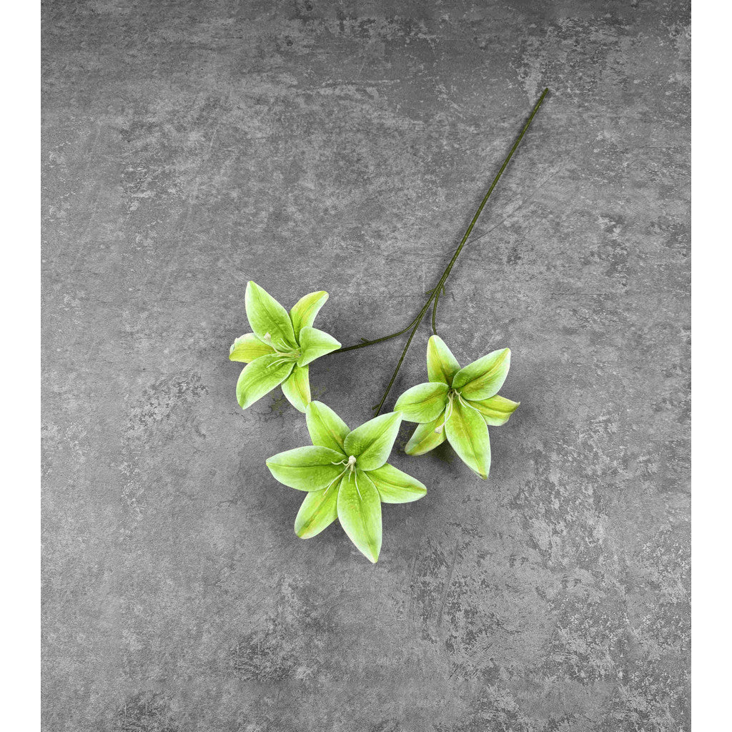 C87 HETTY (x3) Bunga Lily Flower tape 65CM ARTIFICIAL BUNGA DEKORASI HIAS RUANGAN RUMAH KANTOR STUDIO