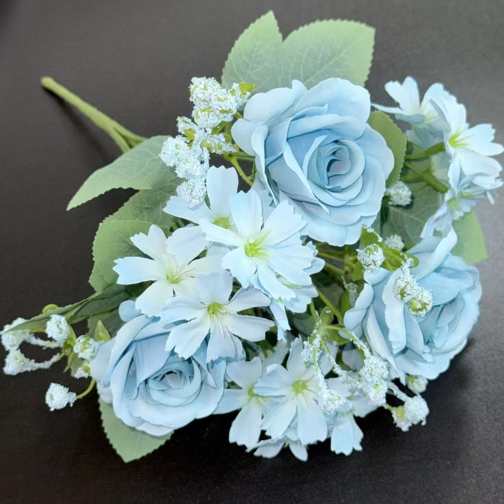 Bouquet bunga BKT 1018 AILUN 7Cbg Bunga Mawar Artifisial Dekorasi Hiasan Seserahan Buket Palsu