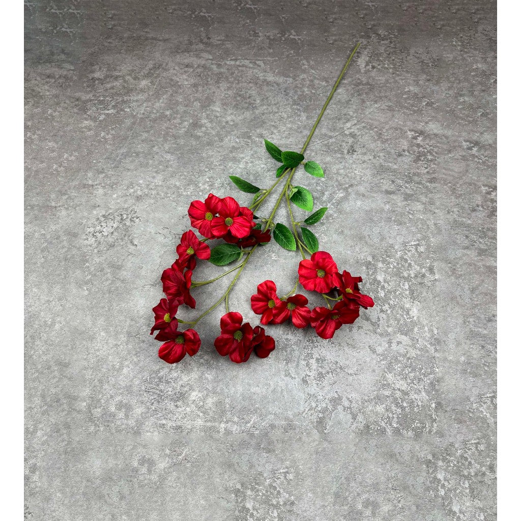 C86 HAIBEGO Bunga Begonia Kain Sutra 80CM ARTIFICIAL BUNGA DEKORASI HIAS RUANGAN RUMAH KANTOR STUDIO