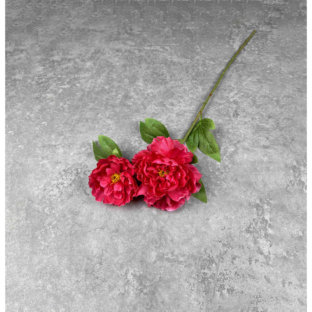 C76 OSDUA (x2) Bunga Peony Kain Sutra 75CM ARTIFICIAL BUNGA DEKORASI HIAS RUANGAN RUMAH KANTOR STUDIO