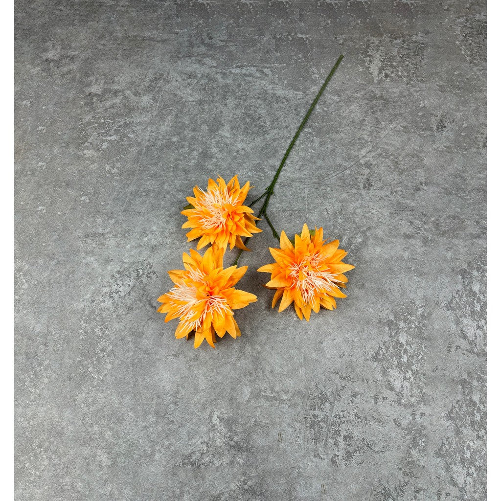 C11 (baru no daun) (x3) ANEMONE 68cm Artificial Bunga Mawar 3 Cabang 3 Kuntum Bunga Palsu Plastik Buatan Imitasi Hias Dekor Buket Bouquet Rumah Pesta/Bunga Hias