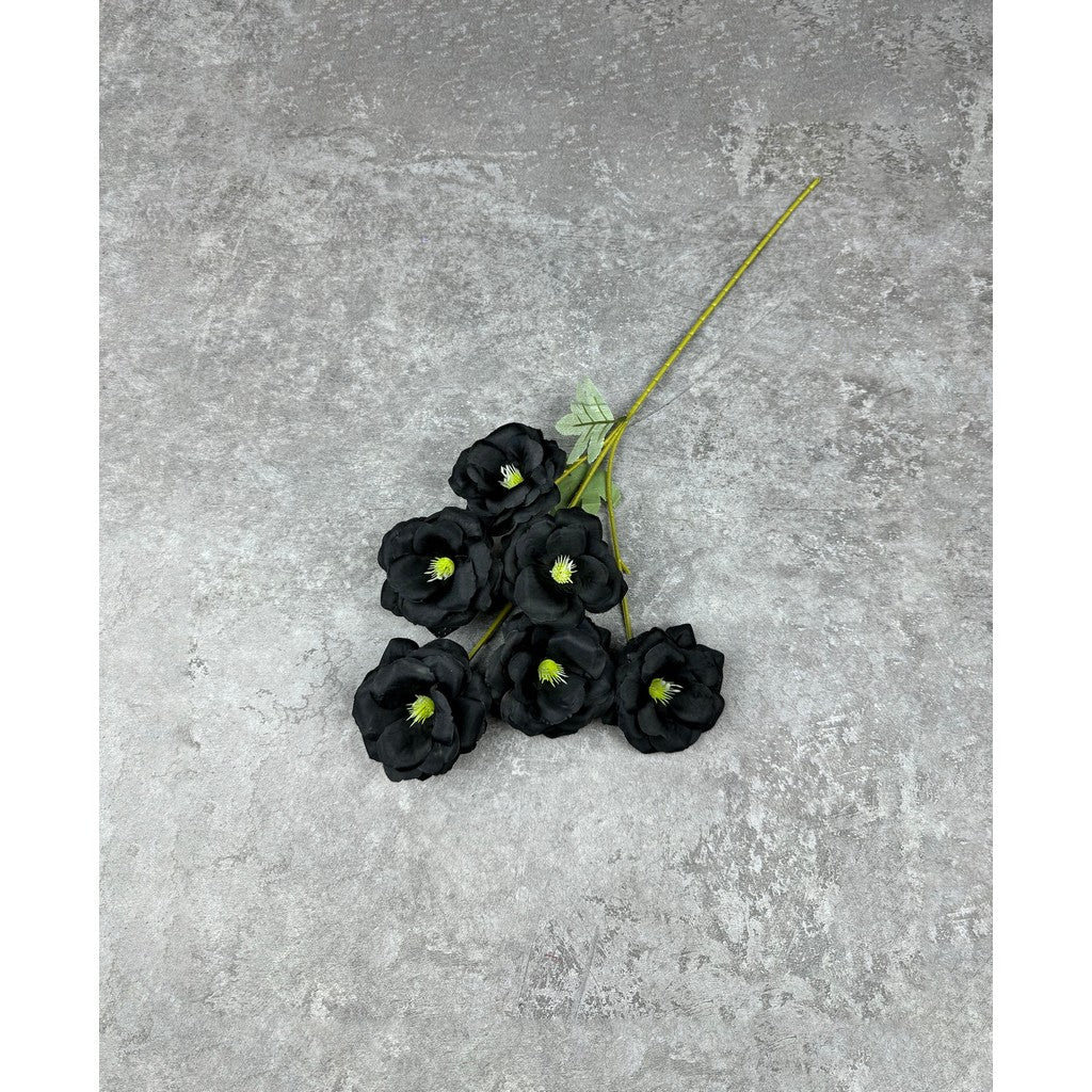 C61 QING (x6) Bunga Mawar Kain Sutra 60CM ARTIFICIAL BUNGA DEKORASI HIAS RUANGAN RUMAH KANTOR STUDIO