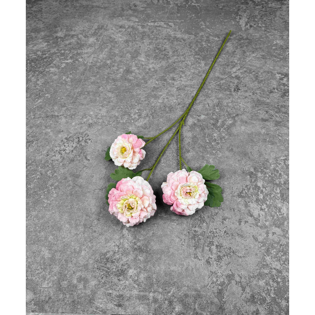 C82 MASNAGA (x3) Bunga Peony Kain Sutra 64CM ARTIFICIAL BUNGA DEKORASI HIAS RUANGAN RUMAH KANTOR STUDIO