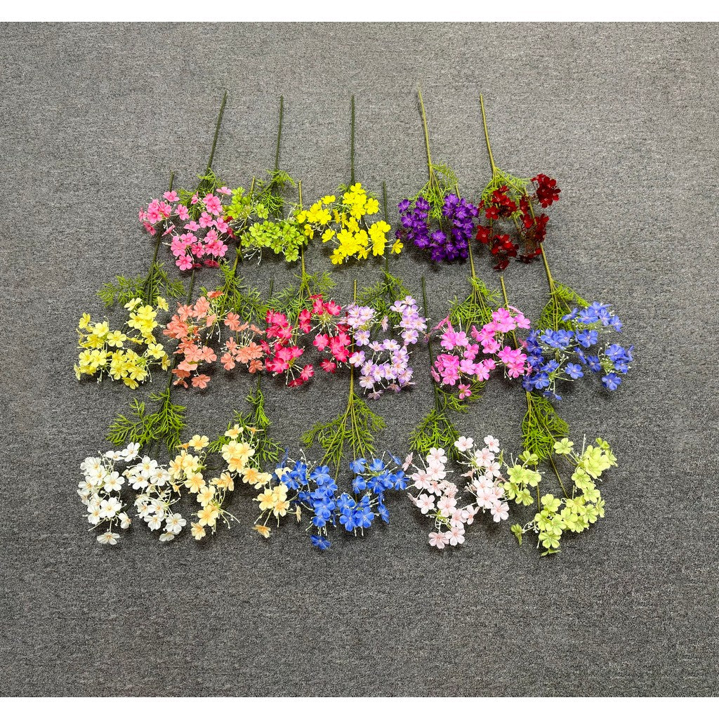 C74 GERANIUM Bunga Geranium  Kain Sutra 60CM ARTIFICIAL BUNGA DEKORASI HIAS RUANGAN RUMAH KANTOR STUDIO