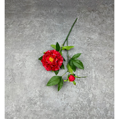 C59 ONI - ONI (x2) Bunga Peony Kain Sutra 68CM ARTIFICIAL BUNGA DEKORASI HIAS RUANGAN RUMAH KANTOR STUDIO