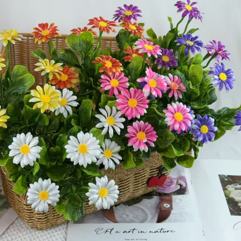 Bouquet bunga BKT 1026 KAMOMI 7Cbg Bunga Matahari Artifisial Dekorasi Hiasan Seserahan Buket Palsu