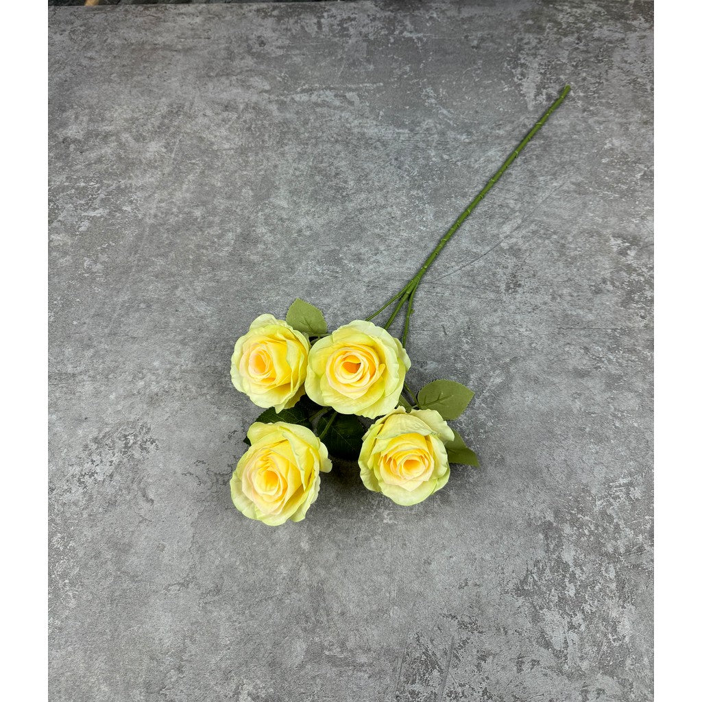 C80 NANA (x4) Bunga Mawar  Kain Sutra 63CM ARTIFICIAL BUNGA DEKORASI HIAS RUANGAN RUMAH KANTOR STUDIO