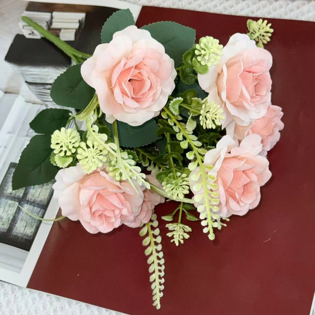 Bouquet bunga BKT 1032 DADEA (x6) 6Cbg Bunga Artifisial Dekorasi Hiasan Seserahan Buket Palsu