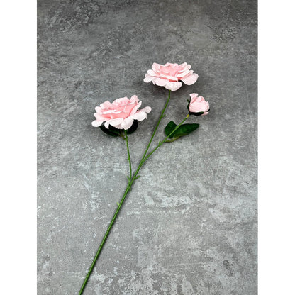 C78 GUI (x3) Bunga Mawar  Kain Sutra 64CM ARTIFICIAL BUNGA DEKORASI HIAS RUANGAN RUMAH KANTOR STUDIO