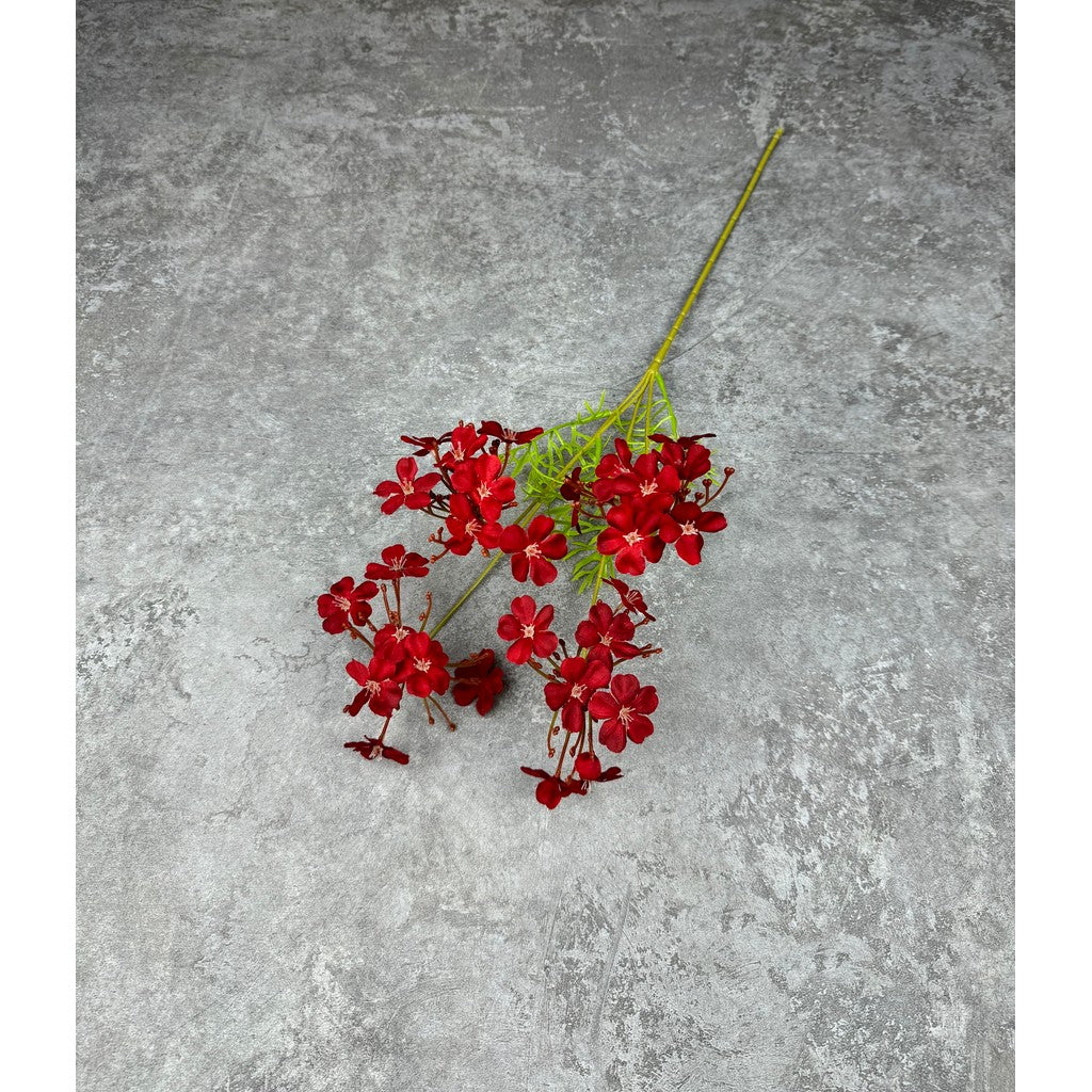 C74 GERANIUM Bunga Geranium  Kain Sutra 60CM ARTIFICIAL BUNGA DEKORASI HIAS RUANGAN RUMAH KANTOR STUDIO