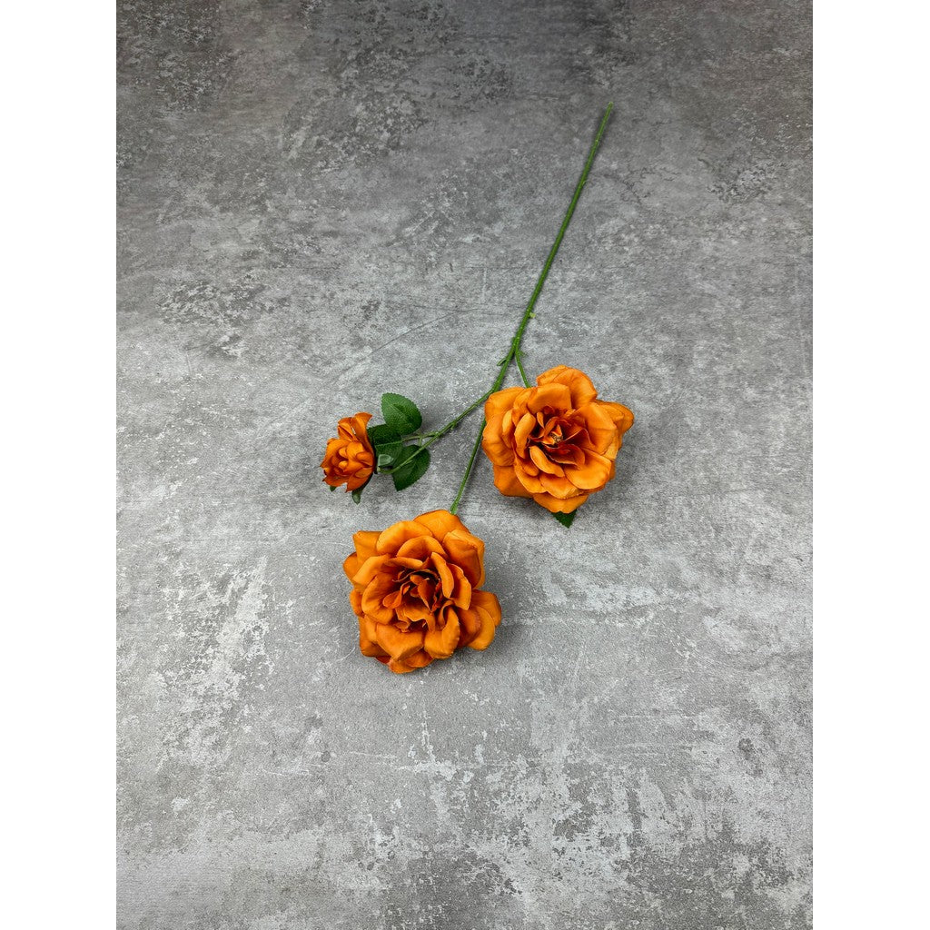 C78 GUI (x3) Bunga Mawar  Kain Sutra 64CM ARTIFICIAL BUNGA DEKORASI HIAS RUANGAN RUMAH KANTOR STUDIO