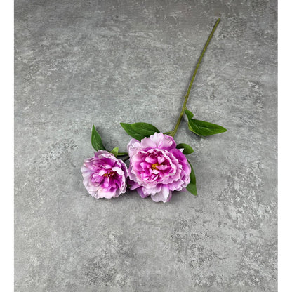 C76 OSDUA (x2) Bunga Peony Kain Sutra 75CM ARTIFICIAL BUNGA DEKORASI HIAS RUANGAN RUMAH KANTOR STUDIO