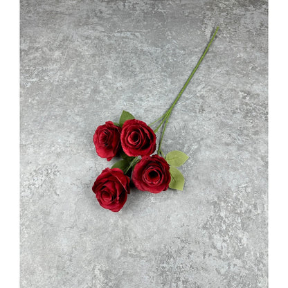 C80 NANA (x4) Bunga Mawar  Kain Sutra 63CM ARTIFICIAL BUNGA DEKORASI HIAS RUANGAN RUMAH KANTOR STUDIO