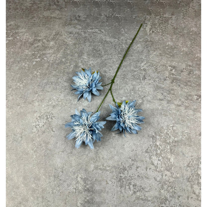 C11 (baru no daun) (x3) ANEMONE 68cm Artificial Bunga Mawar 3 Cabang 3 Kuntum Bunga Palsu Plastik Buatan Imitasi Hias Dekor Buket Bouquet Rumah Pesta/Bunga Hias