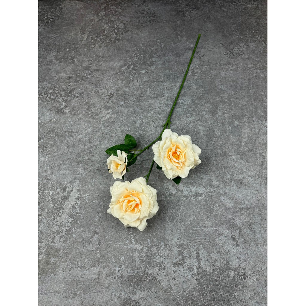 C78 GUI (x3) Bunga Mawar  Kain Sutra 64CM ARTIFICIAL BUNGA DEKORASI HIAS RUANGAN RUMAH KANTOR STUDIO
