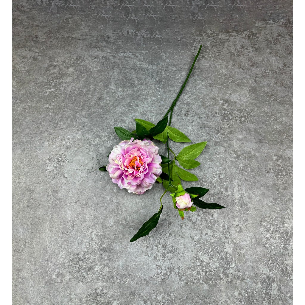 C59 ONI - ONI (x2) Bunga Peony Kain Sutra 68CM ARTIFICIAL BUNGA DEKORASI HIAS RUANGAN RUMAH KANTOR STUDIO