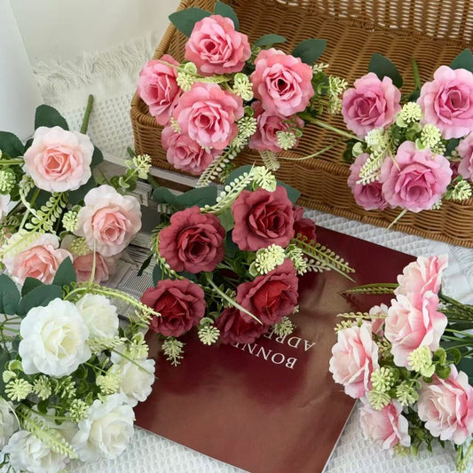 Bouquet bunga BKT 1032 DADEA (x6) 6Cbg Bunga Artifisial Dekorasi Hiasan Seserahan Buket Palsu