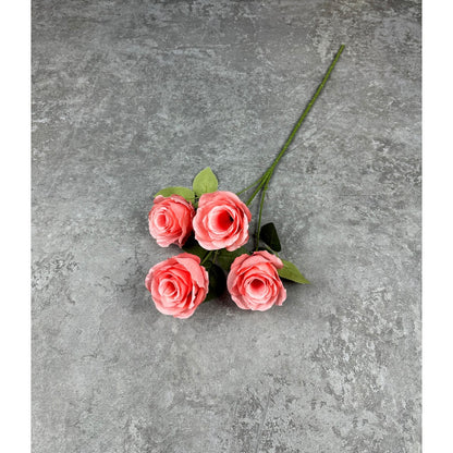 C80 NANA (x4) Bunga Mawar  Kain Sutra 63CM ARTIFICIAL BUNGA DEKORASI HIAS RUANGAN RUMAH KANTOR STUDIO