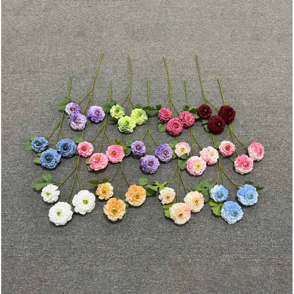 C82 MASNAGA (x3) Bunga Peony Kain Sutra 64CM ARTIFICIAL BUNGA DEKORASI HIAS RUANGAN RUMAH KANTOR STUDIO