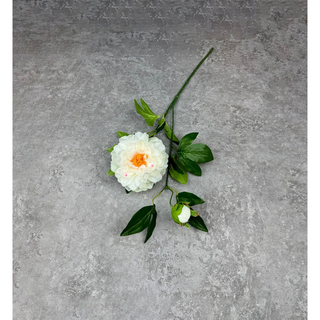 C59 ONI - ONI (x2) Bunga Peony Kain Sutra 68CM ARTIFICIAL BUNGA DEKORASI HIAS RUANGAN RUMAH KANTOR STUDIO