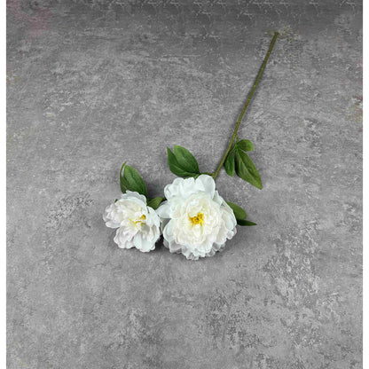 C76 OSDUA (x2) Bunga Peony Kain Sutra 75CM ARTIFICIAL BUNGA DEKORASI HIAS RUANGAN RUMAH KANTOR STUDIO