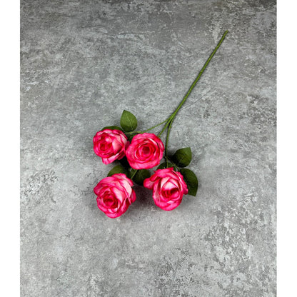 C80 NANA (x4) Bunga Mawar  Kain Sutra 63CM ARTIFICIAL BUNGA DEKORASI HIAS RUANGAN RUMAH KANTOR STUDIO
