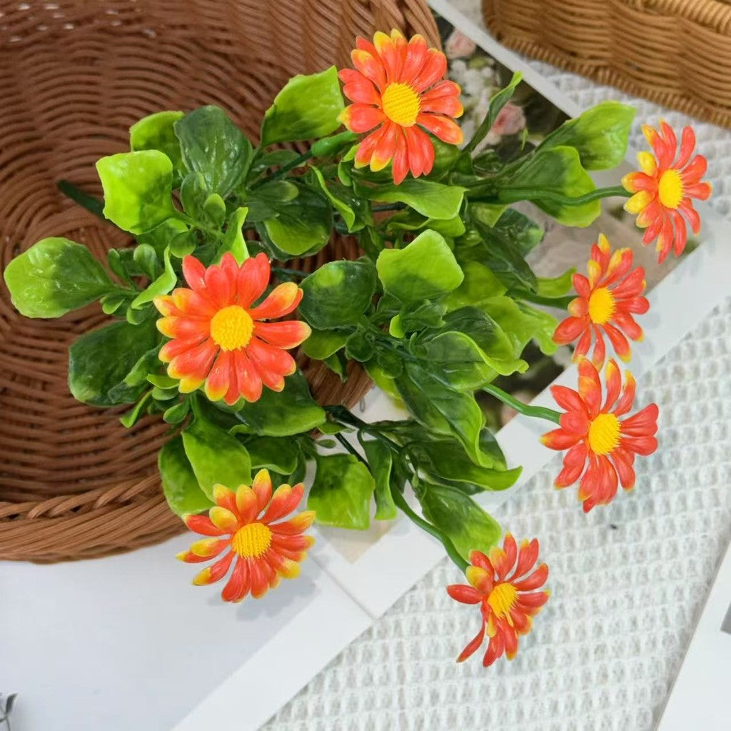 Bouquet bunga BKT 1026 KAMOMI 7Cbg Bunga Matahari Artifisial Dekorasi Hiasan Seserahan Buket Palsu