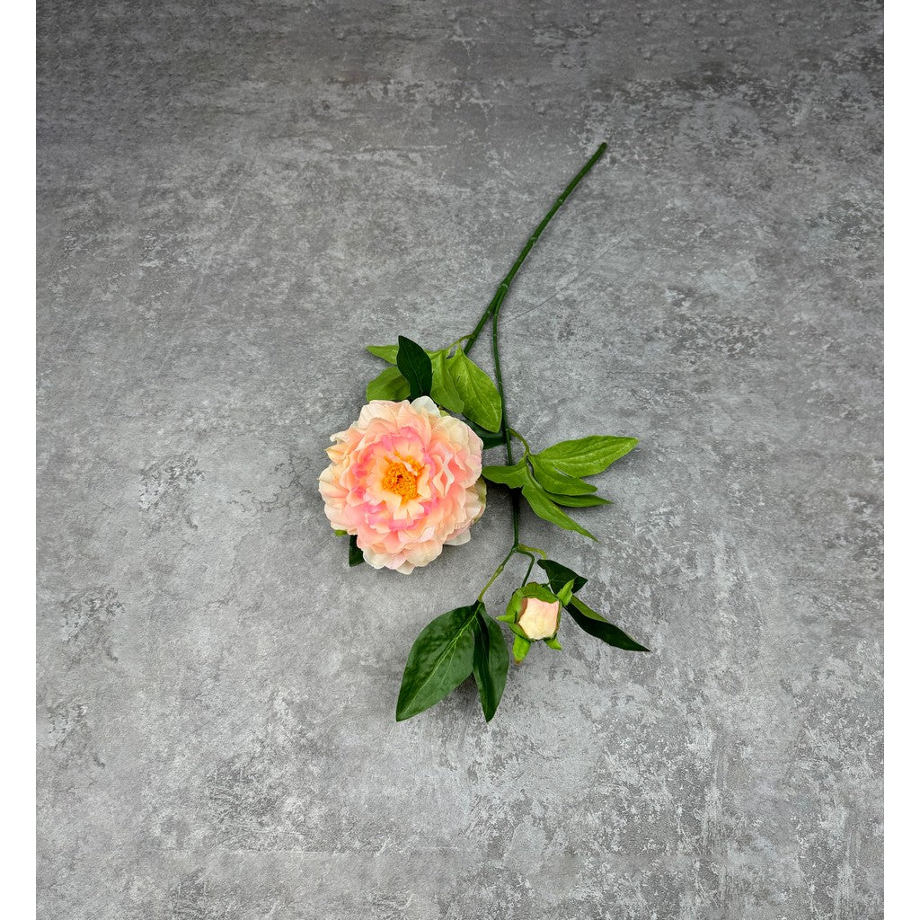 C59 ONI - ONI (x2) Bunga Peony Kain Sutra 68CM ARTIFICIAL BUNGA DEKORASI HIAS RUANGAN RUMAH KANTOR STUDIO
