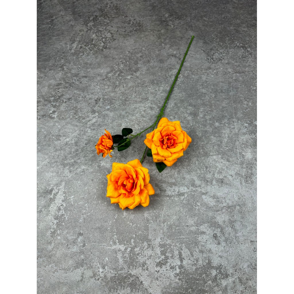 C78 GUI (x3) Bunga Mawar  Kain Sutra 64CM ARTIFICIAL BUNGA DEKORASI HIAS RUANGAN RUMAH KANTOR STUDIO