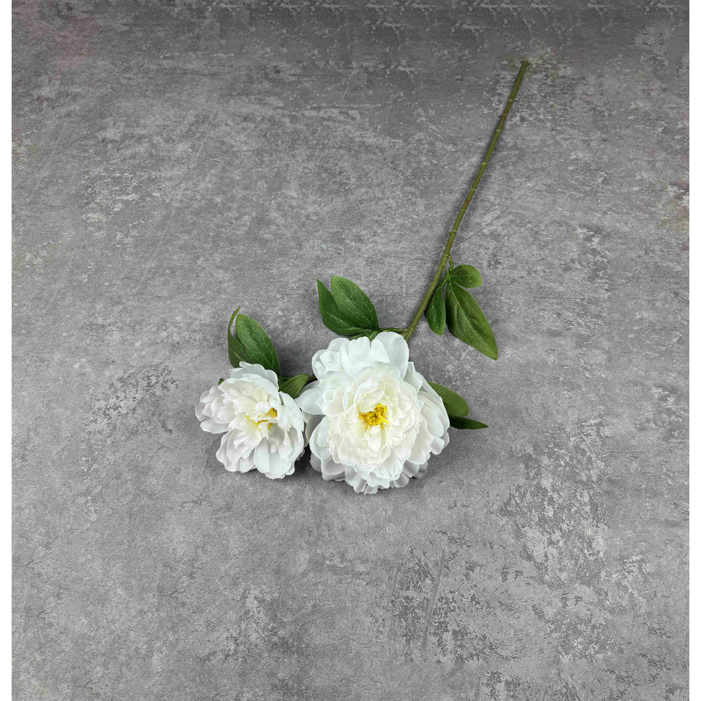 C76 OSDUA (x2) Bunga Peony Kain Sutra 75CM ARTIFICIAL BUNGA DEKORASI HIAS RUANGAN RUMAH KANTOR STUDIO