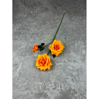 C78 GUI (x3) Bunga Mawar  Kain Sutra 64CM ARTIFICIAL BUNGA DEKORASI HIAS RUANGAN RUMAH KANTOR STUDIO