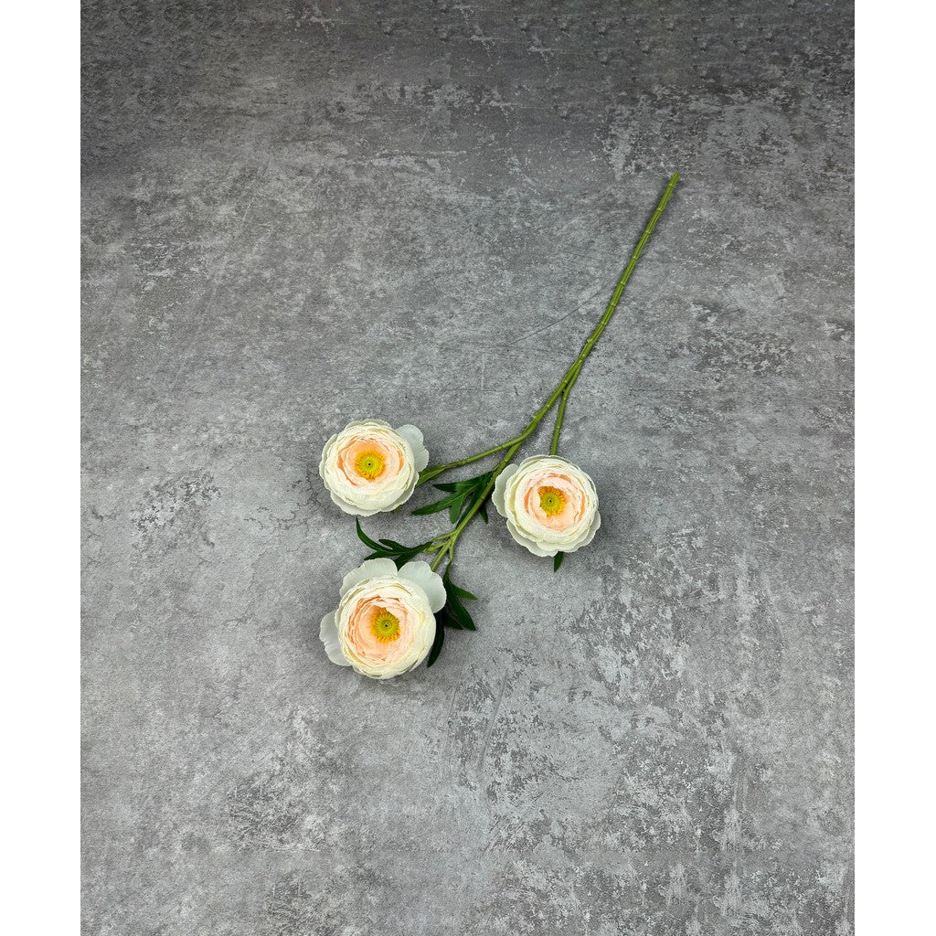 C79 YANG (x3) Bunga Peony  Kain Sutra 65CM ARTIFICIAL BUNGA DEKORASI HIAS RUANGAN RUMAH KANTOR STUDIO