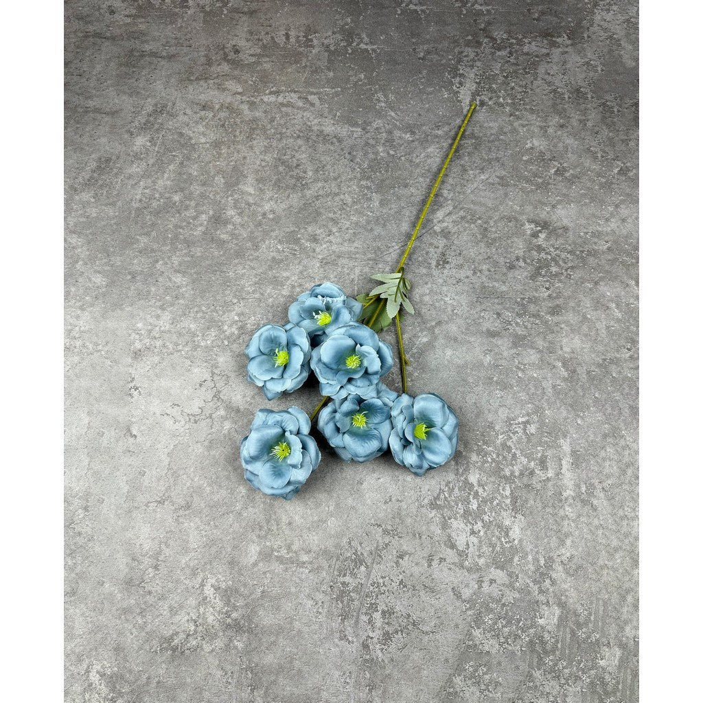 C61 QING (x6) Bunga Mawar Kain Sutra 60CM ARTIFICIAL BUNGA DEKORASI HIAS RUANGAN RUMAH KANTOR STUDIO