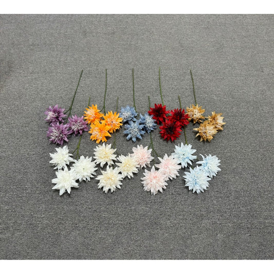 C11 (baru no daun) (x3) ANEMONE 68cm Artificial Bunga Mawar 3 Cabang 3 Kuntum Bunga Palsu Plastik Buatan Imitasi Hias Dekor Buket Bouquet Rumah Pesta/Bunga Hias