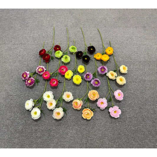C79 YANG (x3) Bunga Peony  Kain Sutra 65CM ARTIFICIAL BUNGA DEKORASI HIAS RUANGAN RUMAH KANTOR STUDIO