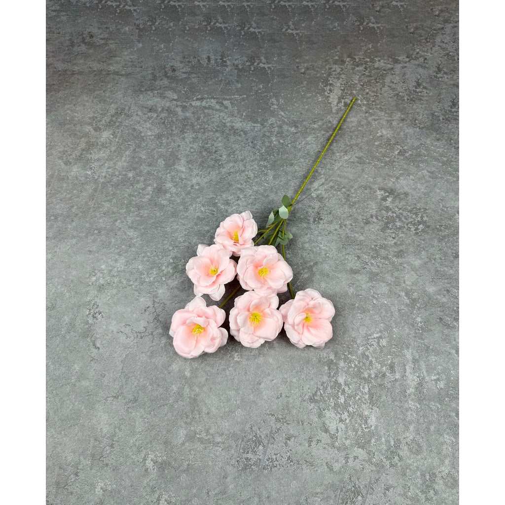 C61 QING (x6) Bunga Mawar Kain Sutra 60CM ARTIFICIAL BUNGA DEKORASI HIAS RUANGAN RUMAH KANTOR STUDIO