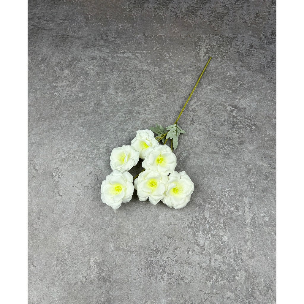 C61 QING (x6) Bunga Mawar Kain Sutra 60CM ARTIFICIAL BUNGA DEKORASI HIAS RUANGAN RUMAH KANTOR STUDIO