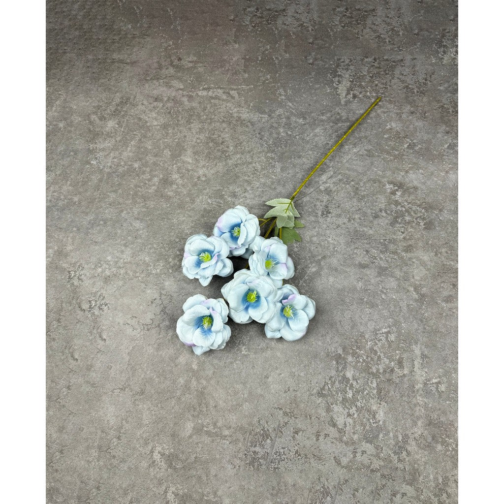 C61 QING (x6) Bunga Mawar Kain Sutra 60CM ARTIFICIAL BUNGA DEKORASI HIAS RUANGAN RUMAH KANTOR STUDIO