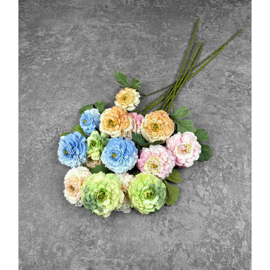 C82 MASNAGA (x3) Bunga Peony Kain Sutra 64CM ARTIFICIAL BUNGA DEKORASI HIAS RUANGAN RUMAH KANTOR STUDIO