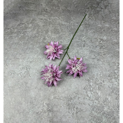 C11 (baru no daun) (x3) ANEMONE 68cm Artificial Bunga Mawar 3 Cabang 3 Kuntum Bunga Palsu Plastik Buatan Imitasi Hias Dekor Buket Bouquet Rumah Pesta/Bunga Hias