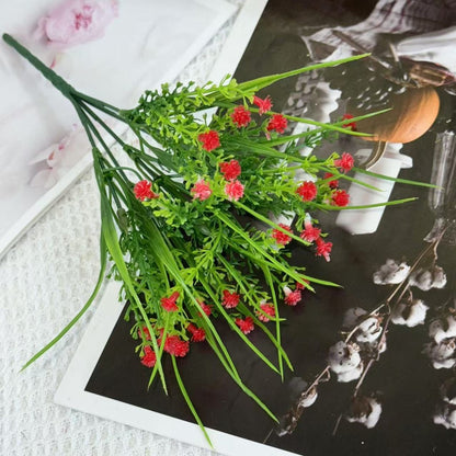 Bouquet bunga BKT 1020 BABYROSE 5Cbg Bunga Mawar Kecil Artifisial Dekorasi Hiasan Seserahan Buket Palsu