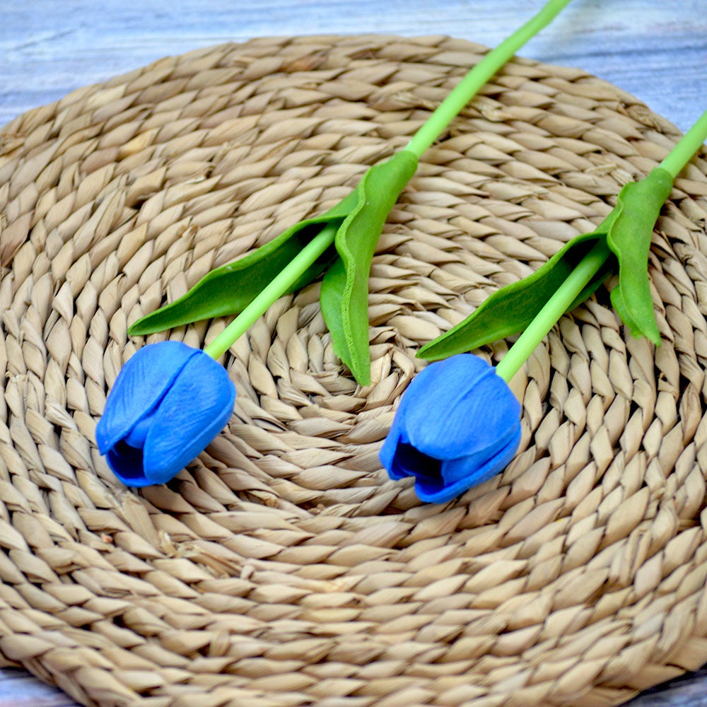 Bunga T1 Tulip 1 Kuntum Bahan Latex Bunga Palsu Plastik Edelweis Hias Artificial