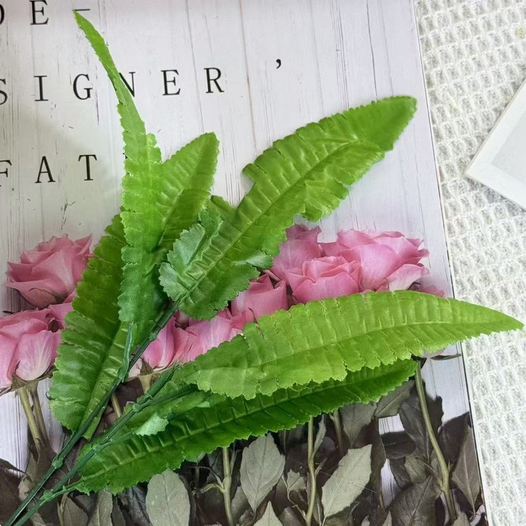 Daun Pakis Tanaman Hias Artifisial Dekorasi Backdrop Pelaminan Wedding Artificial Leaf ALE01