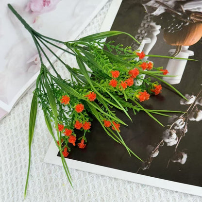 Bouquet bunga BKT 1020 BABYROSE 5Cbg Bunga Mawar Kecil Artifisial Dekorasi Hiasan Seserahan Buket Palsu