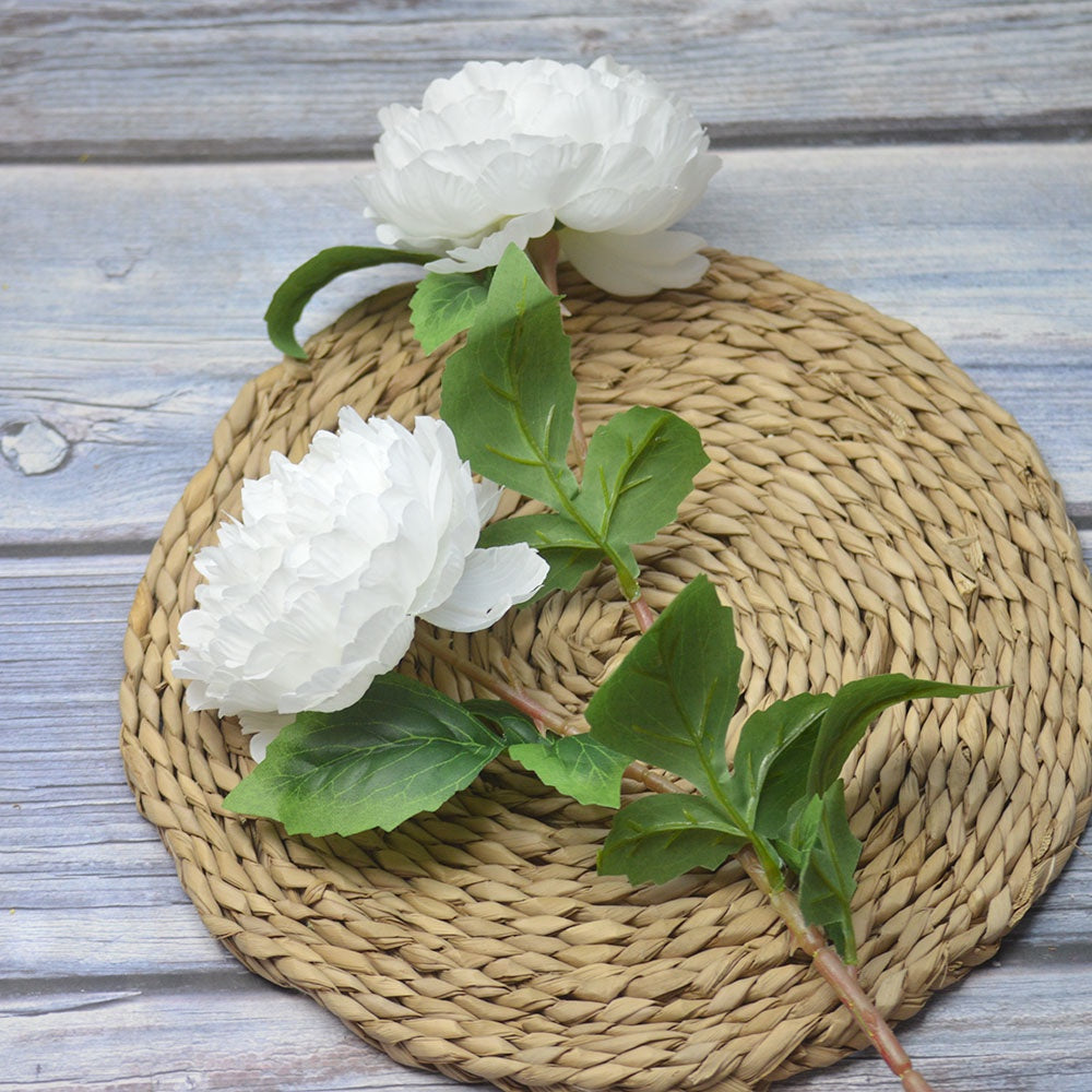 Bunga DUOPEONI 76cm Plastik Tanaman Peony Artifisial Palsu Hias Dekorasi Minimalis Home