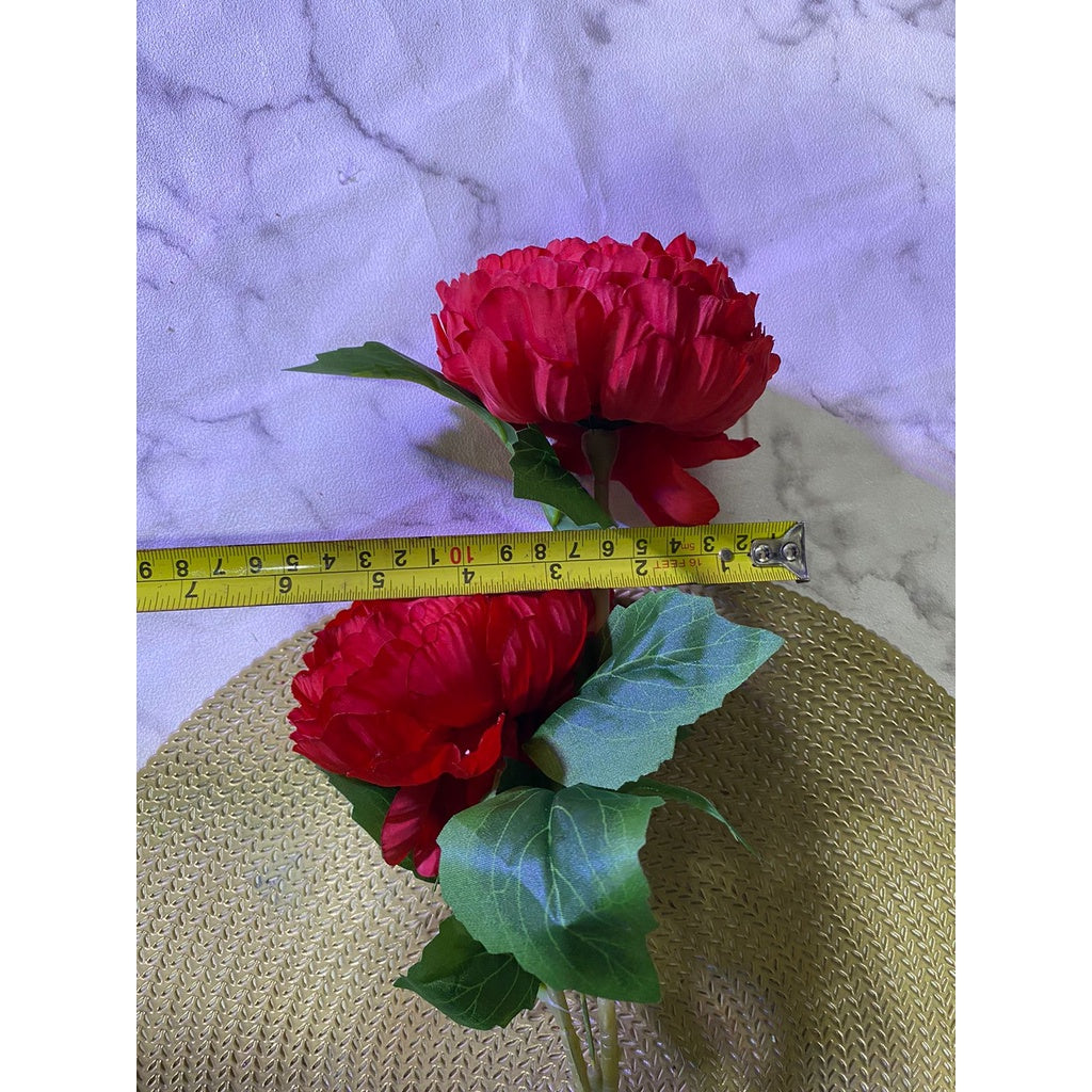 Bunga DUOPEONI 76cm Plastik Tanaman Peony Artifisial Palsu Hias Dekorasi Minimalis Home