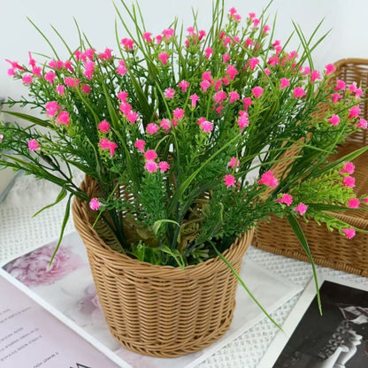 Bouquet bunga BKT 1020 BABYROSE 5Cbg Bunga Mawar Kecil Artifisial Dekorasi Hiasan Seserahan Buket Palsu