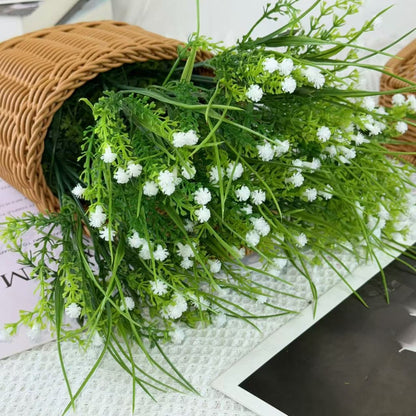 Bouquet bunga BKT 1020 BABYROSE 5Cbg Bunga Mawar Kecil Artifisial Dekorasi Hiasan Seserahan Buket Palsu