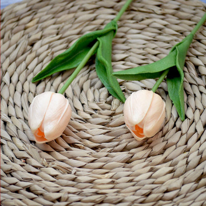 Bunga T1 Tulip 1 Kuntum Bahan Latex Bunga Palsu Plastik Edelweis Hias Artificial