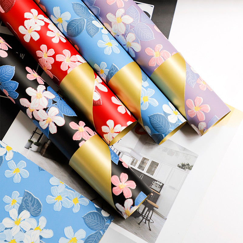 FL45 JAPAN Kertas Bunga Paper Buket Motif Cellophane